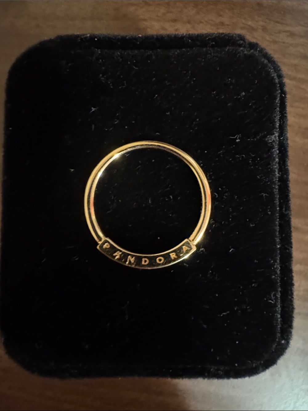 14K Pandora Logo Ring – Size 5.5